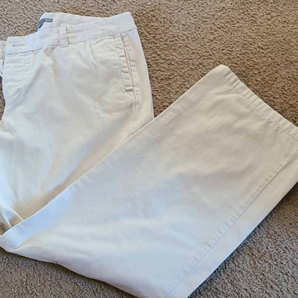 Gap wide leg khaki pants